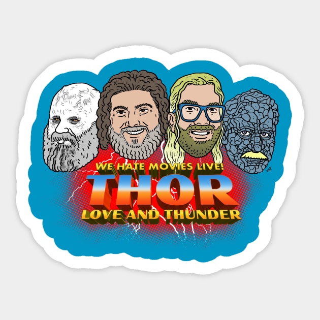 Thor Show Sticker by We Hate Movies